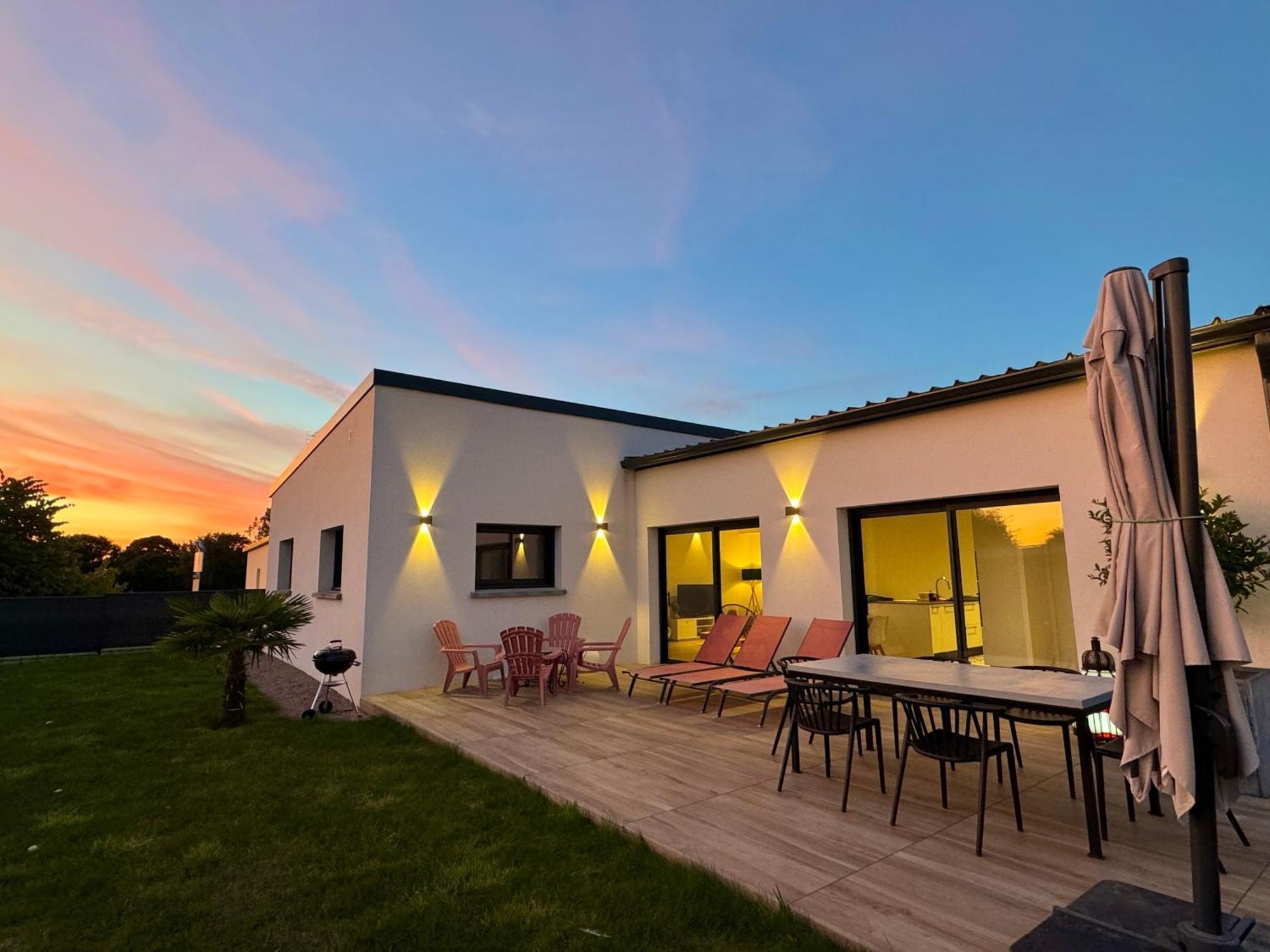 Maison Neuve 4 Etoiles Plain-Pied Proche De La Mer Plurien Luaran gambar