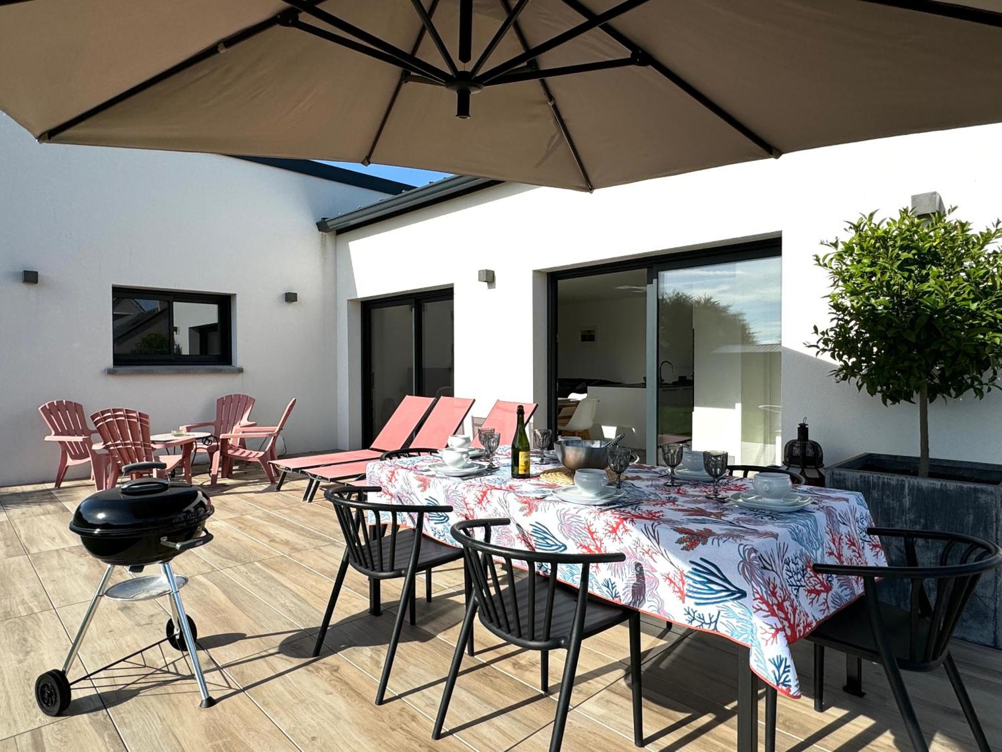 Maison Neuve 4 Etoiles Plain-Pied Proche De La Mer Plurien Luaran gambar