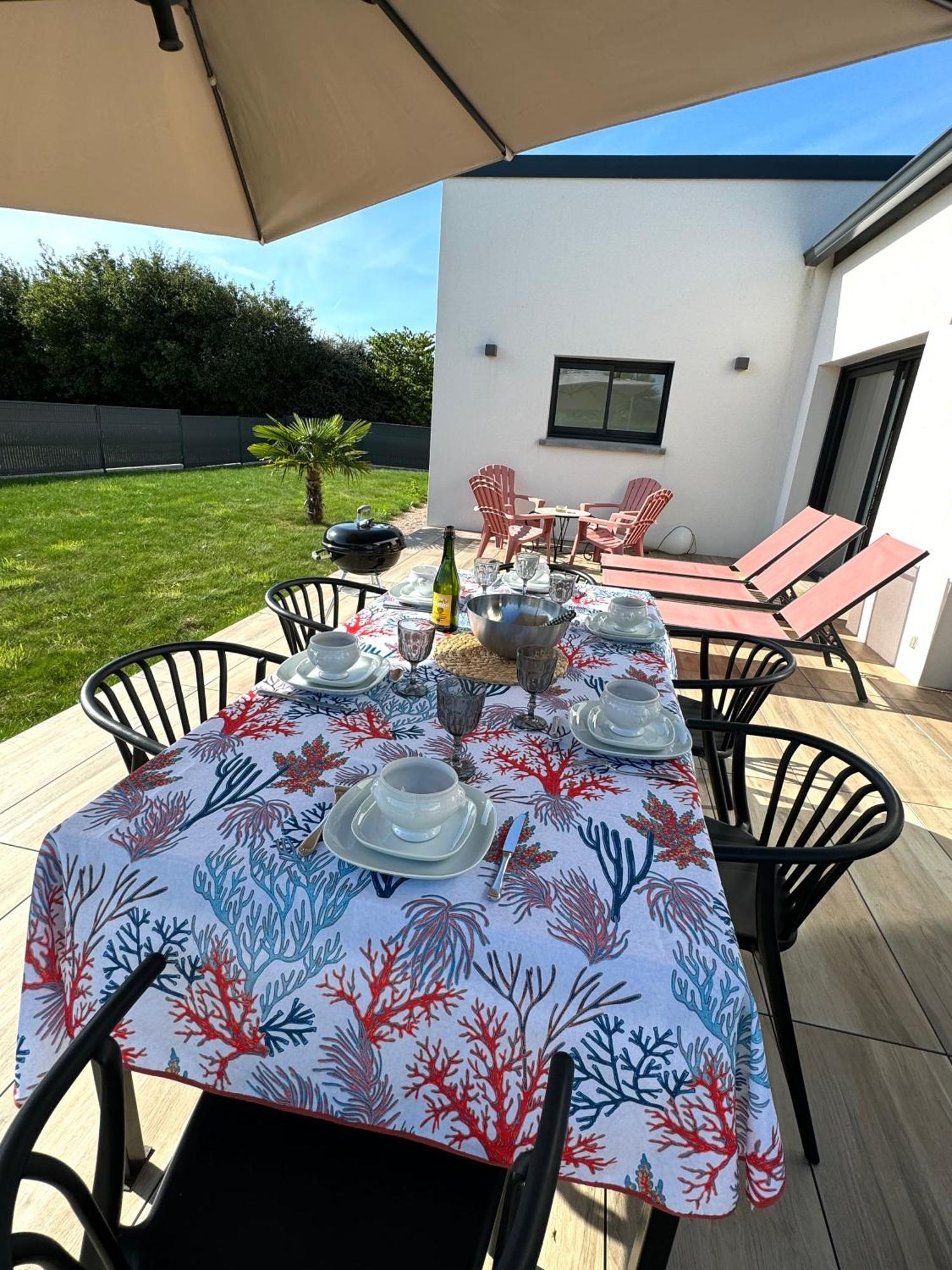 Maison Neuve 4 Etoiles Plain-Pied Proche De La Mer Plurien Luaran gambar
