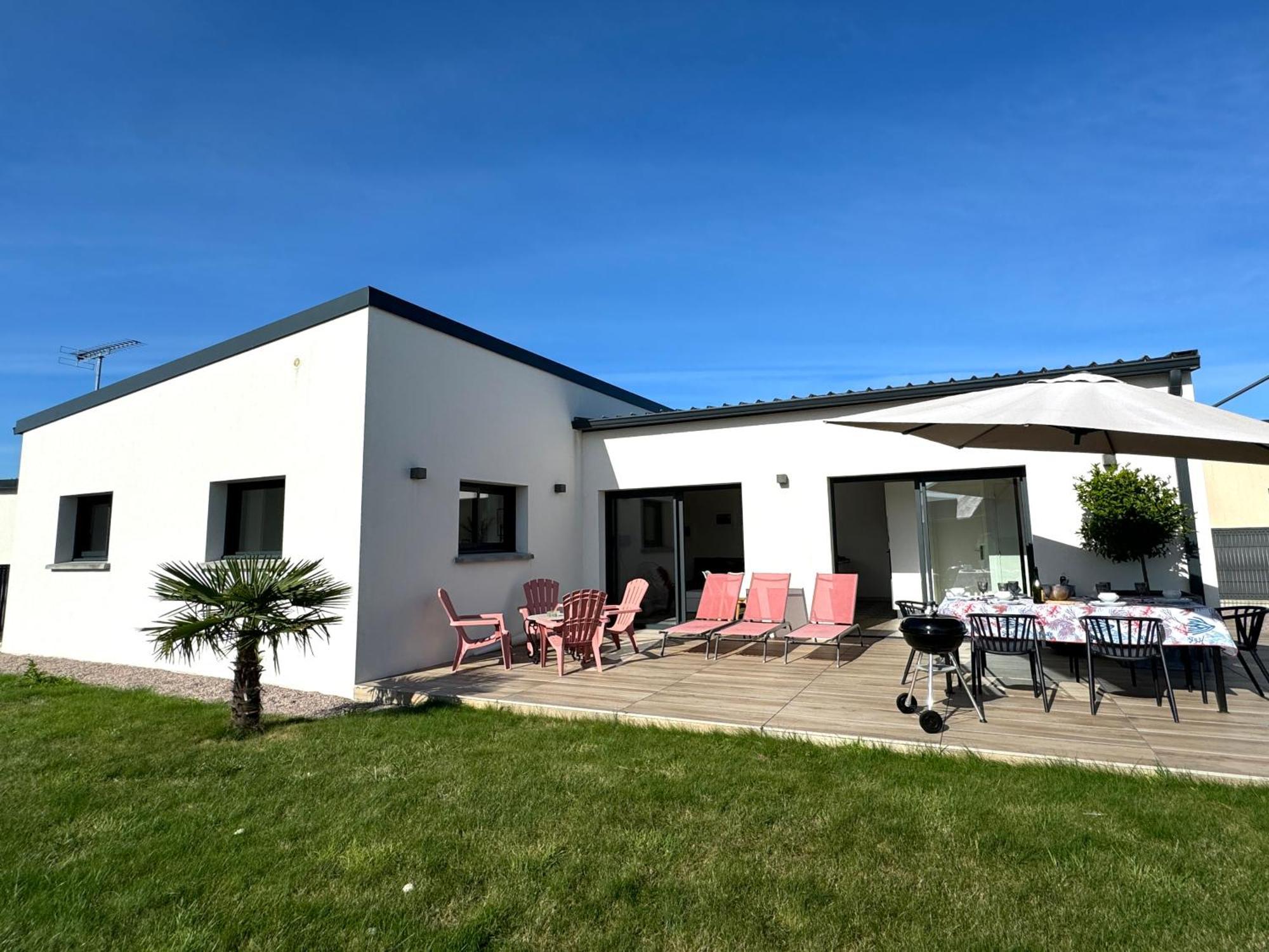 Maison Neuve 4 Etoiles Plain-Pied Proche De La Mer Plurien Luaran gambar
